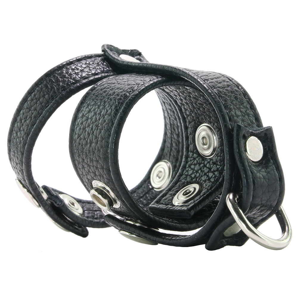 Blue Line Cock Ring with 1 Inch Ball Stretcher - Tophatter's Adult Sex Toys Online Bondage and Fetish > Cock and Ball Devices - Tophatter Daily Deals