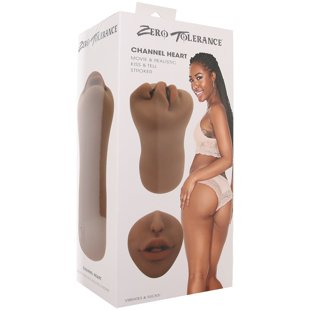 Zero Tolerance Channel Heart Kiss & Tell Stroker Male Masturbators > Mouth Masturbators & Strokers - Tophatter Daily Deals