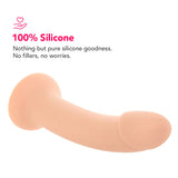 PinkCherry Premium 8 Inch Light Silicone Dildo - Tophatter's Adult Sex Toys Online Dildo Sex Toys > G-Spot Dildos - Tophatter Daily Deals