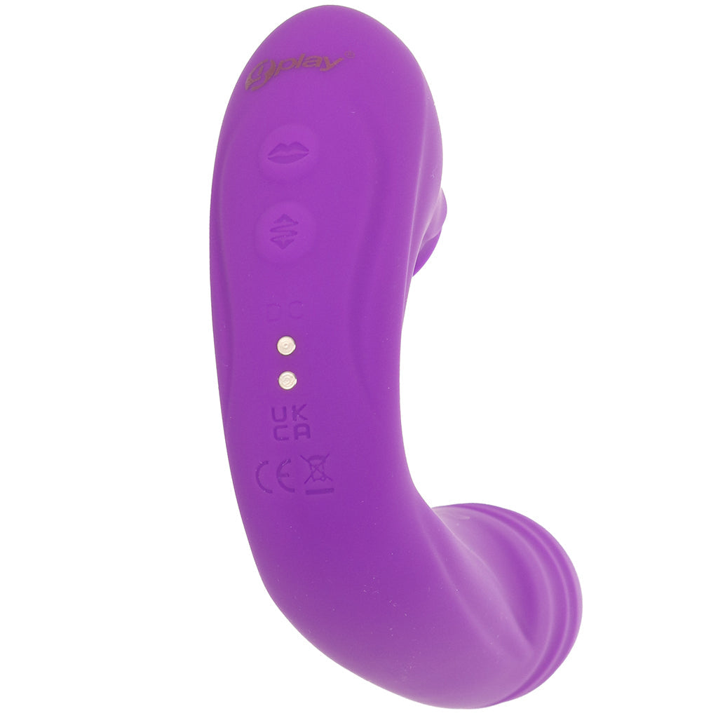 BodyWand G-Play Squirt Master Thrusting & Licking Vibe Vibrators > Rabbit Vibrators - Tophatter Daily Deals