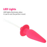 Southern Lights Vibrating Butt Plug in Pink Anal Sex Toys > Butt Plugs - Tophatter Daily Deals
