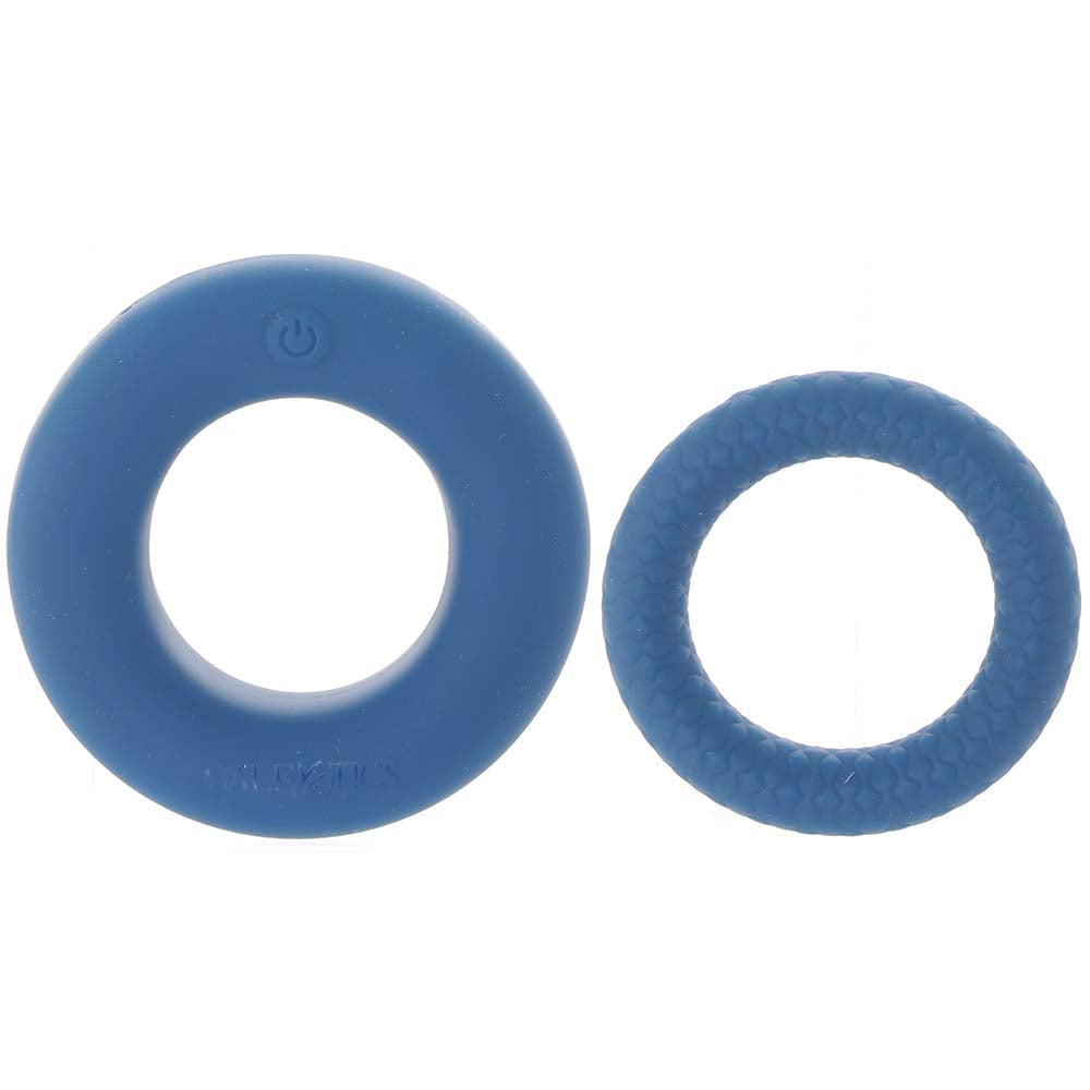 Link Up Optimum Vibrating Ring Set in Blue - Tophatter's Adult Products Cock Rings - Tophatter Daily Deals