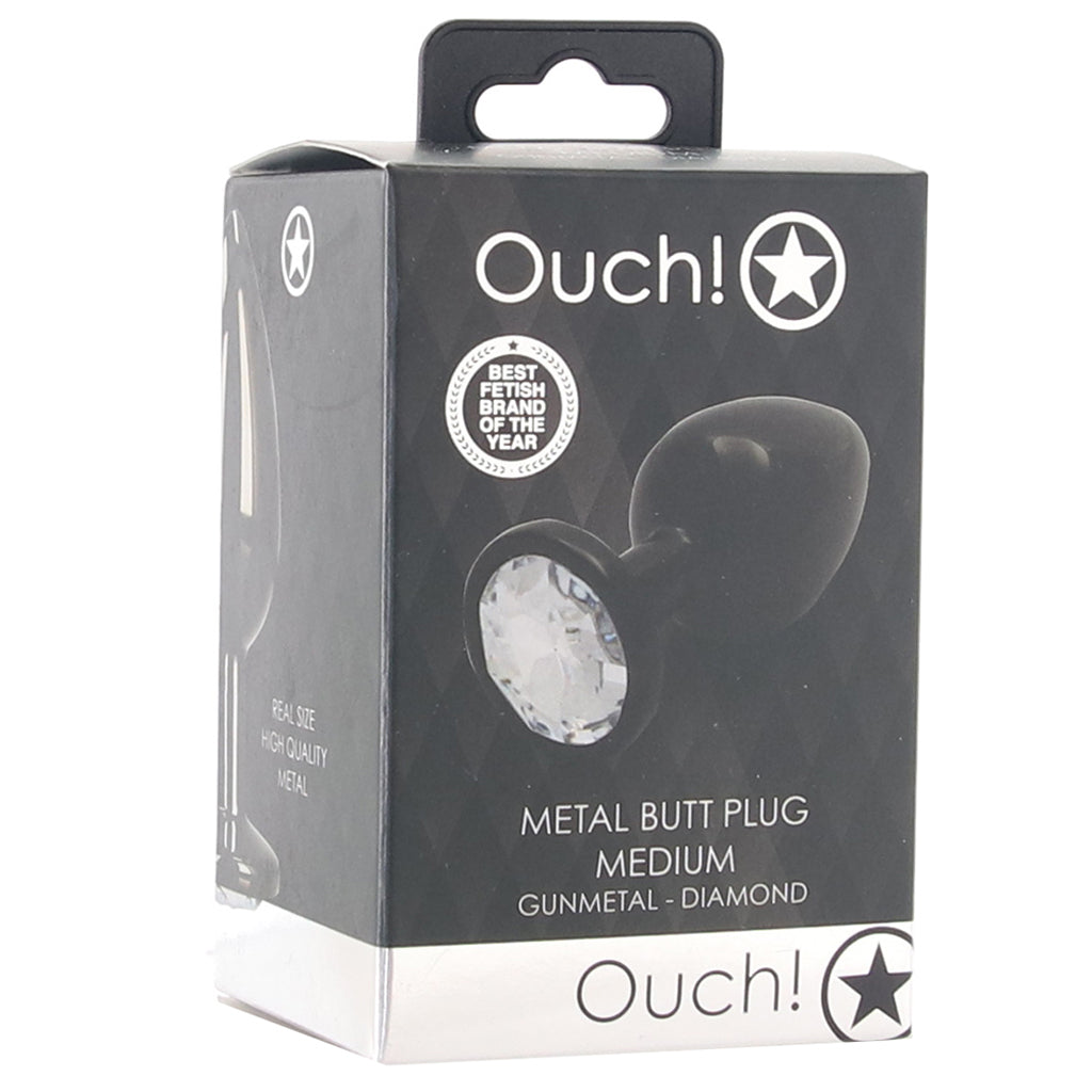 Ouch! Clear Gem Plug in Medium Anal Sex Toys > Butt Plugs - Tophatter Daily Deals