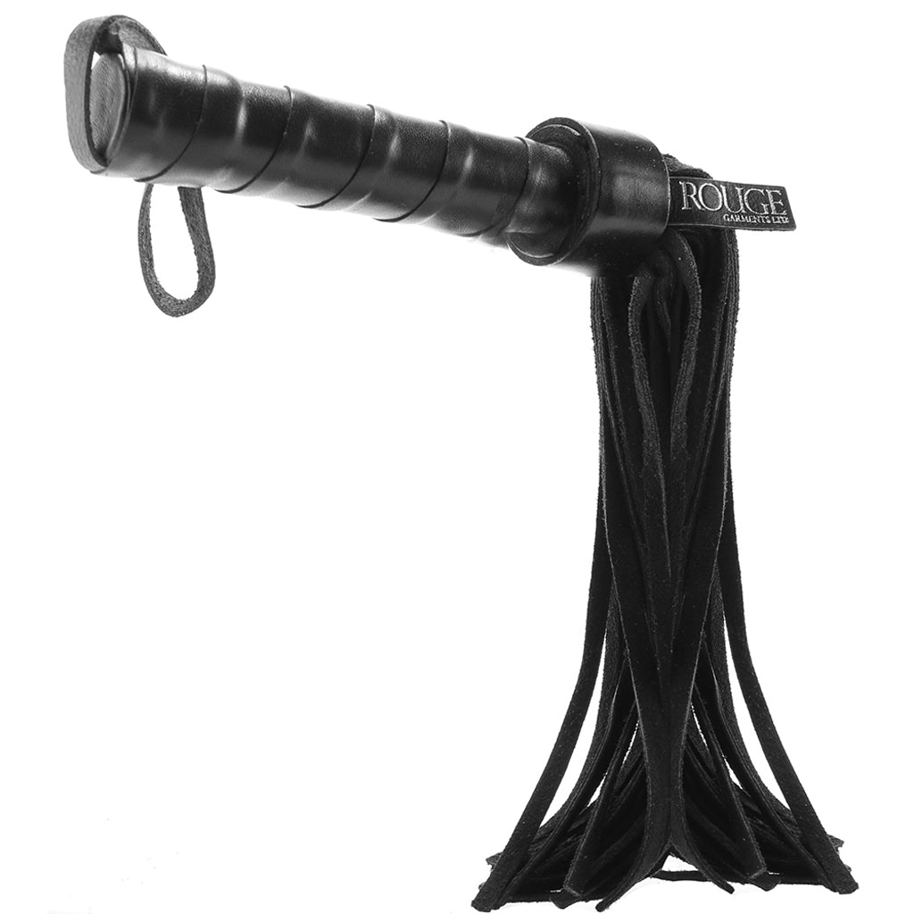 Short Suede Flogger in Black Bondage and Fetish > Whips and Crops - Tophatter Daily Deals