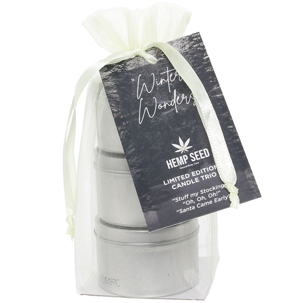 Winter Wonders Massage Candle Trio in 3 x 1.75oz/50g Sensual Love > Massage Candles - Tophatter Daily Deals