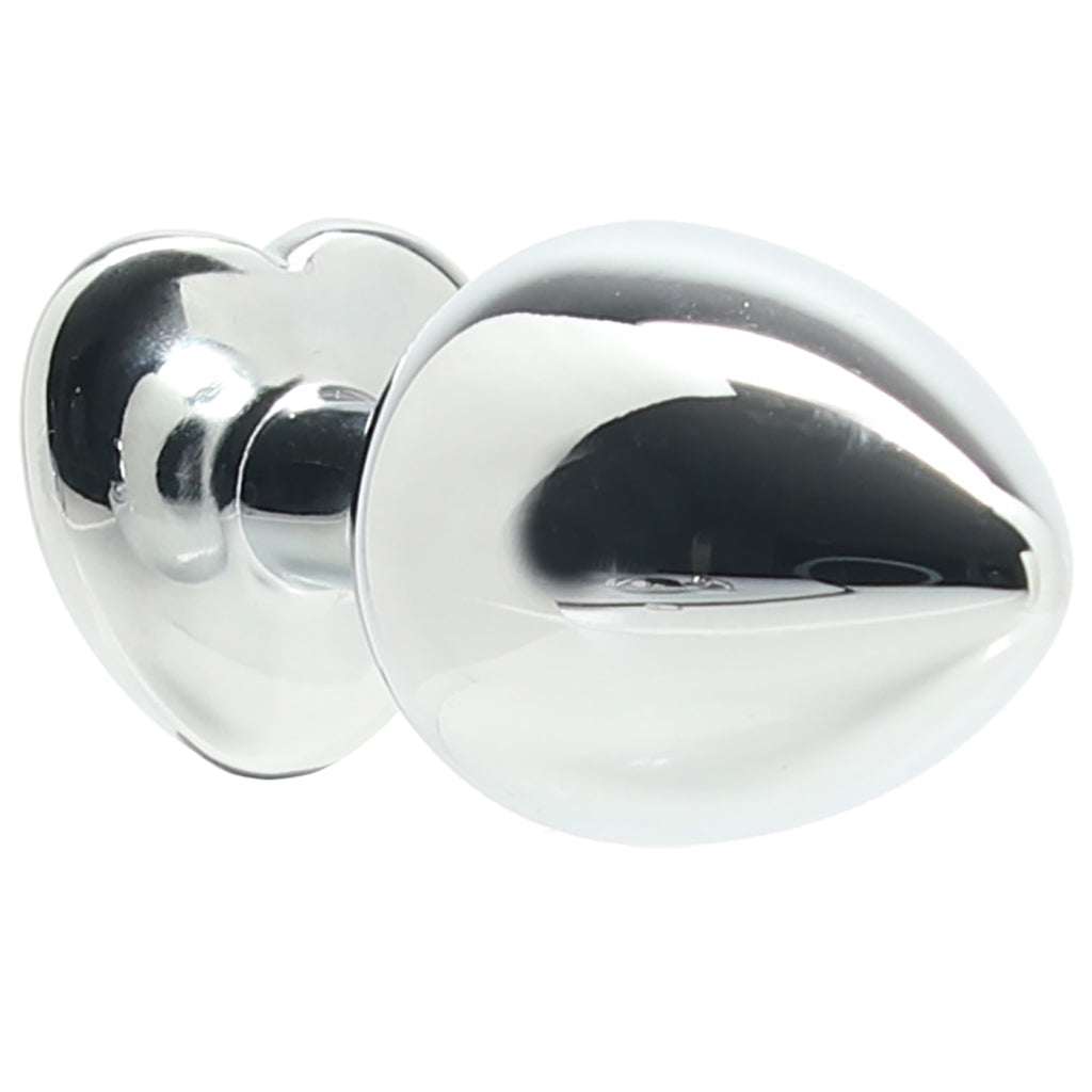 Ouch! Pink Heart Gem Plug in Medium - Tophatter's Adult Products Anal Sex Toys > Butt Plugs - Tophatter Daily Deals