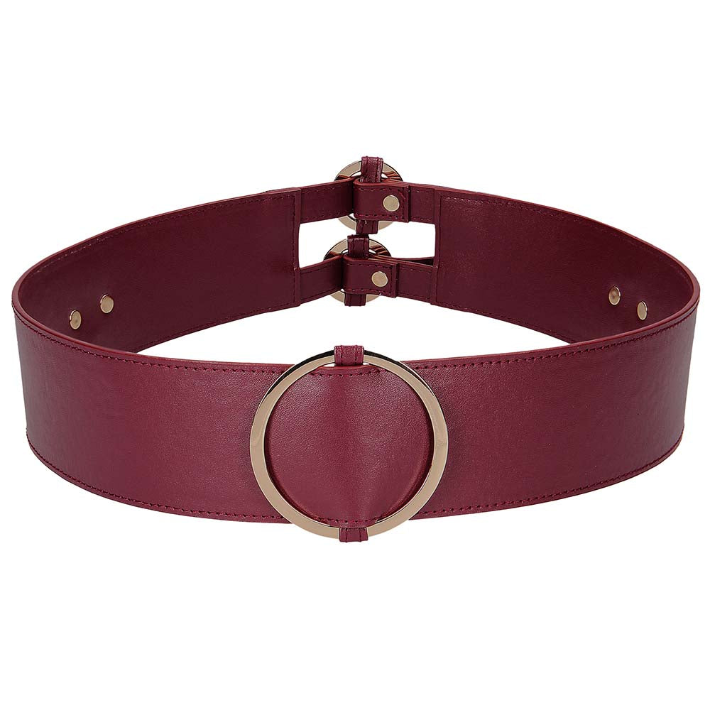 Ouch! Halo Burgundy Waist Bondage Belt /XL Bondage and Fetish > Restraints - Tophatter Daily Deals