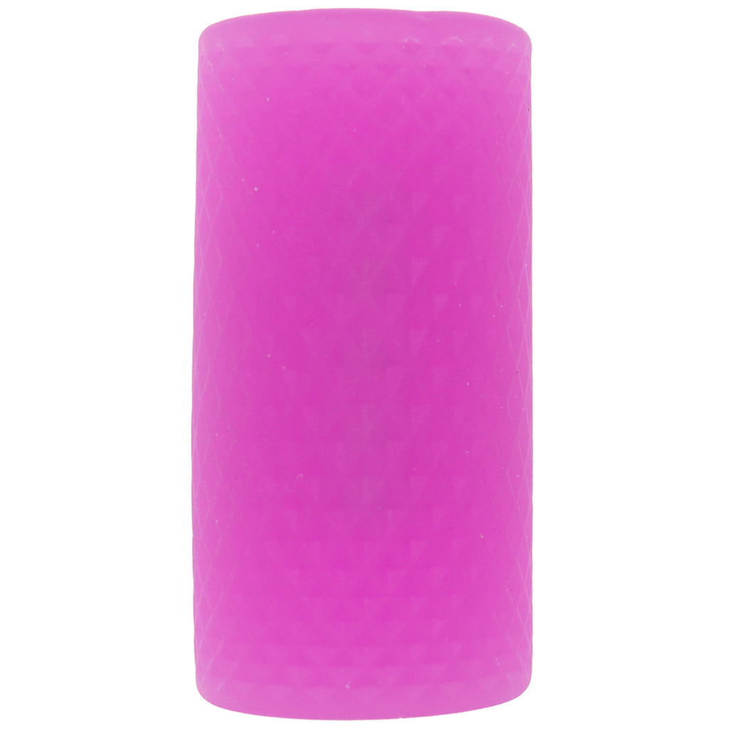 Pop Sock! Beaded Stroker in Purple - Tophatter's Adult Sex Toys Online Male Masturbators > Discreet Masturbators - Tophatter Daily Deals