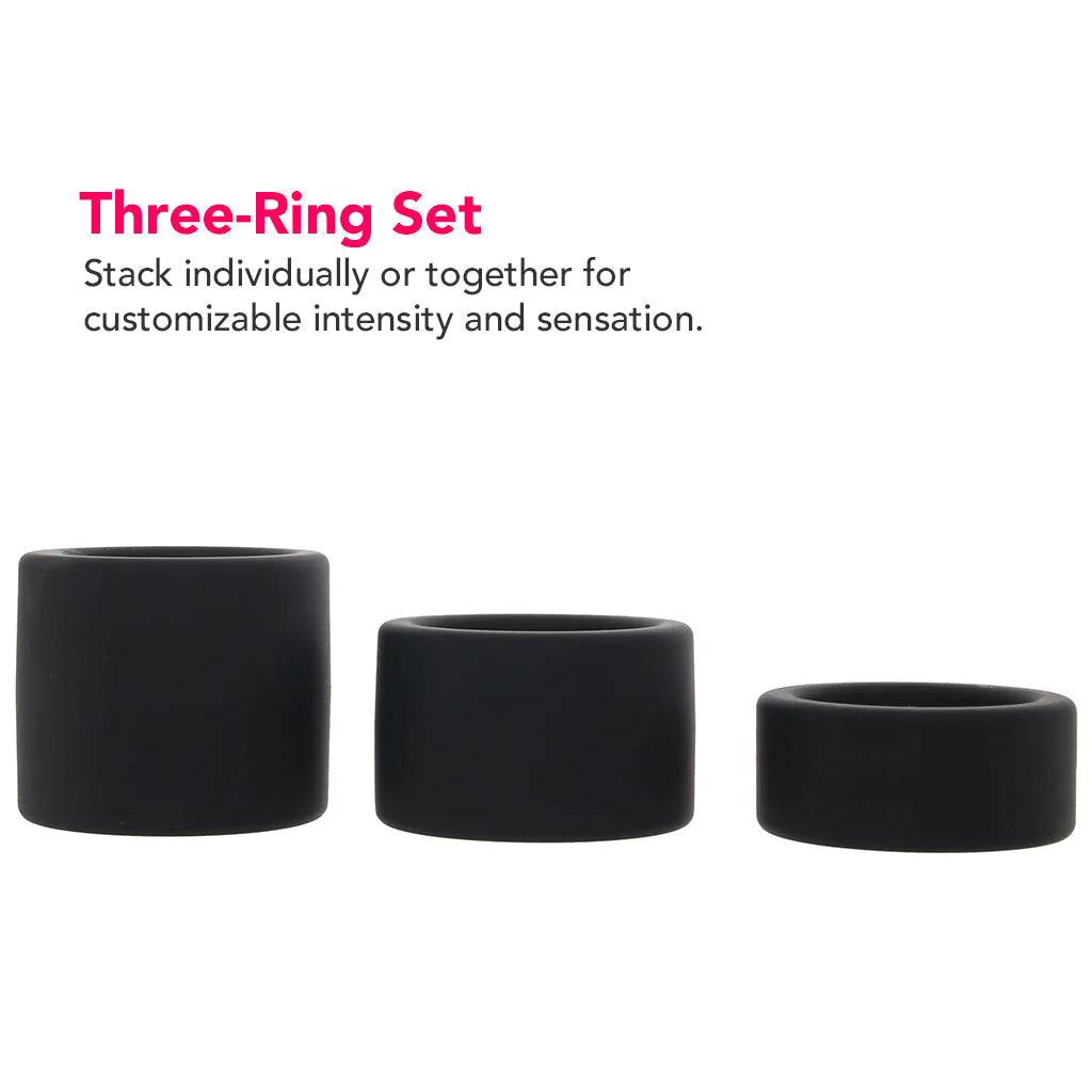 Performance Plus Accelerate 3 Ring Set Cock Rings - Tophatter Daily Deals
