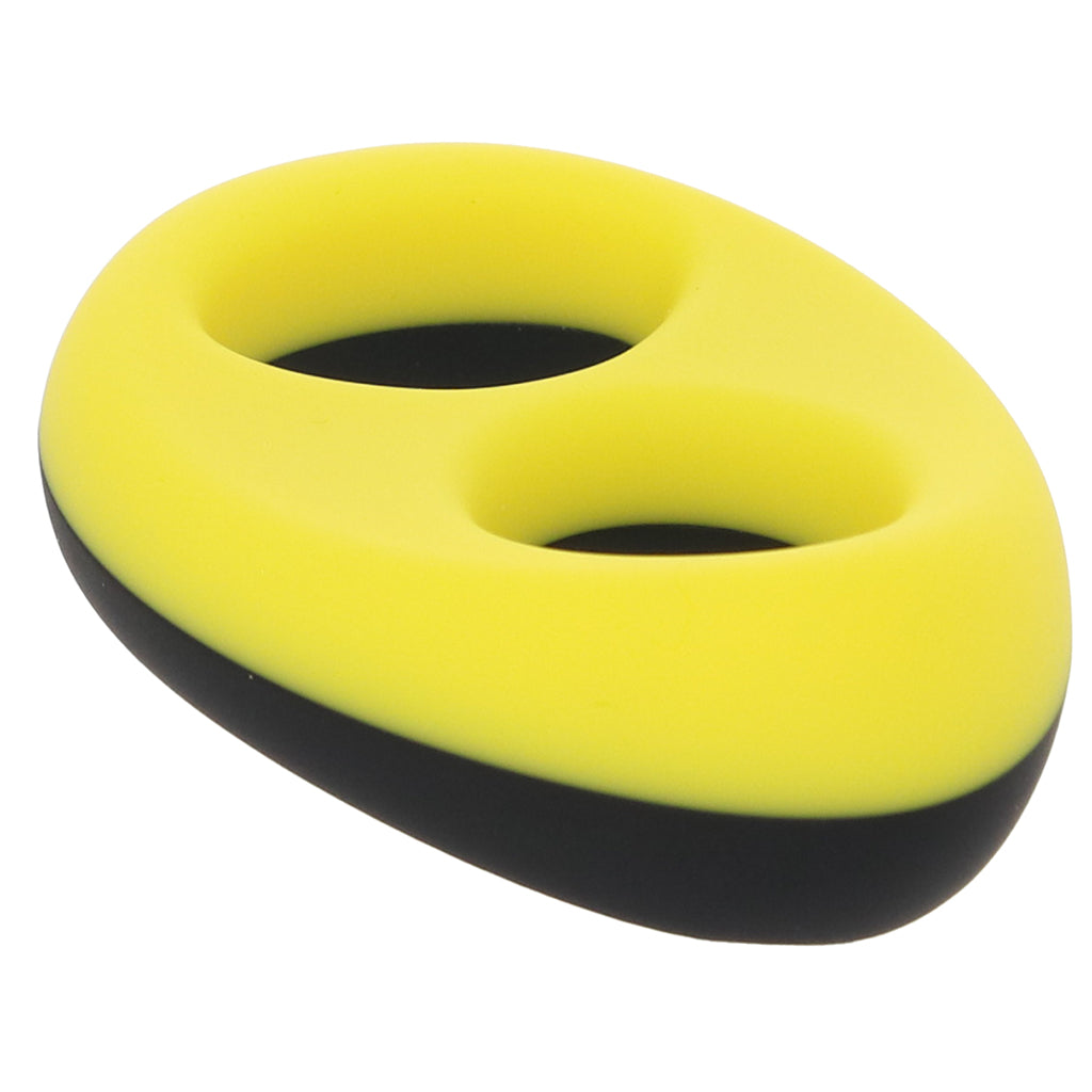 Rock Solid The Code C-Ring and Bandana Set in Yellow Cock Rings - Tophatter Daily Deals
