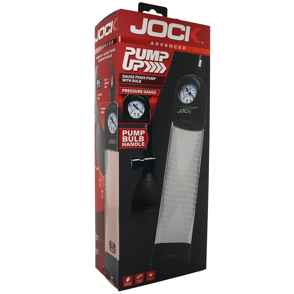 Jock Pump Up Bulb Penis Pump with Pressure Gauge Male Enhancement > Penis Pumps - Tophatter Daily Deals