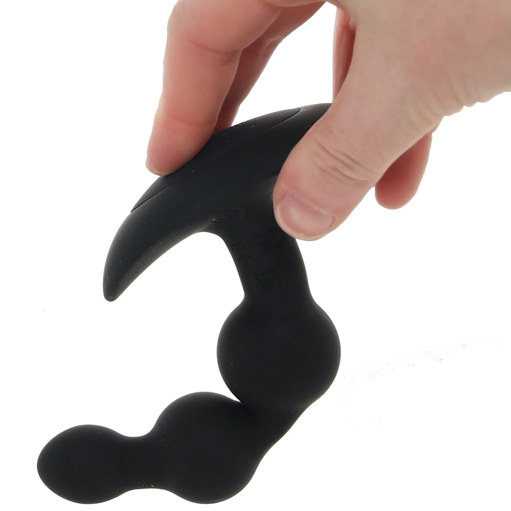 A-Play Beaded 5.5 Inch Anal Vibe in Black Anal Sex Toys > Anal Vibrators - Tophatter Daily Deals