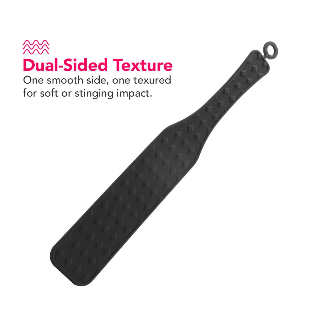 Ouch! Diamond Textured Silicone Paddle Bondage and Fetish > Whips and Crops - Tophatter Daily Deals