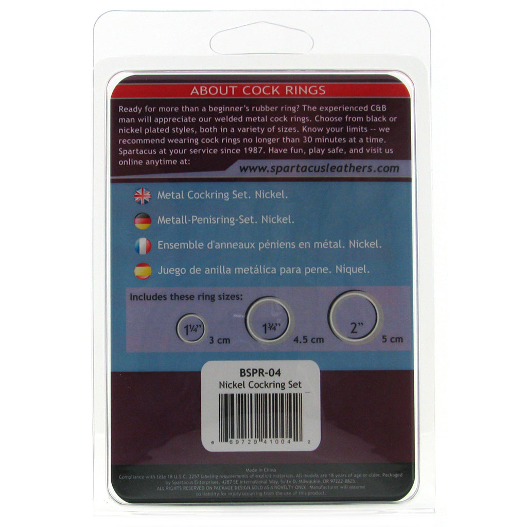 Metal Cock Ring Set Cock Rings - Tophatter Daily Deals