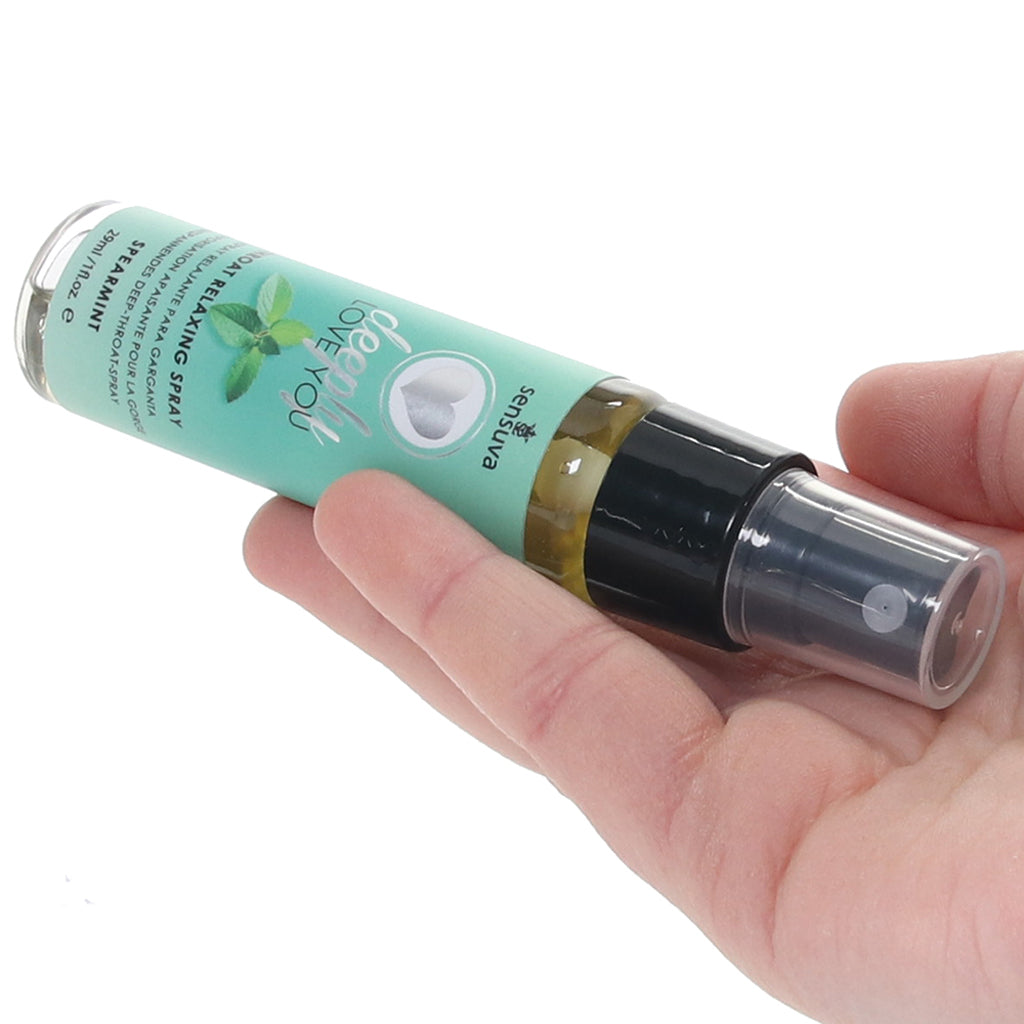Deeply Love You Throat Relaxing Spray 1oz in Spearmint - Tophatter's Adult Products Lubes and Lotions > Female Enhancement - Tophatter Daily Deals