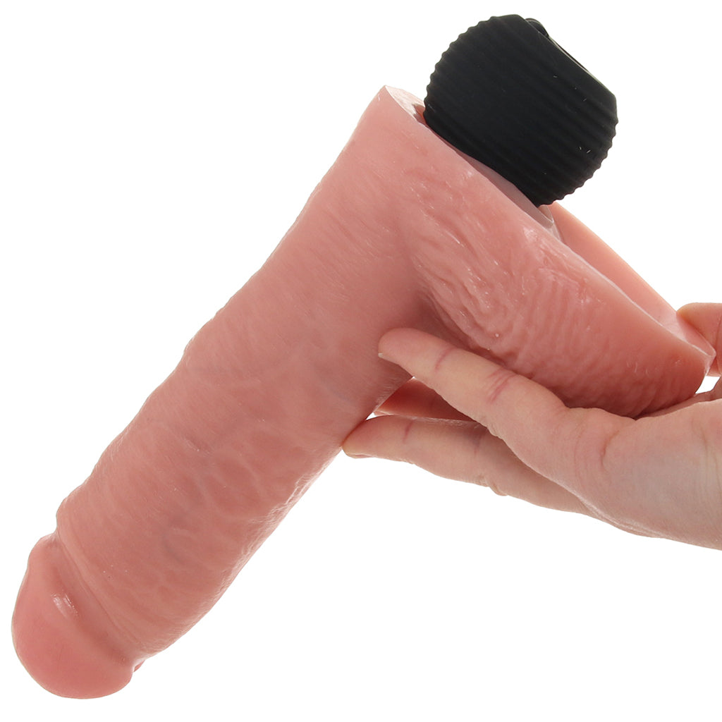 King Cock 8 Inch Squirting Cock with Balls in Flesh - Tophatter's Adult Products Dildo Sex Toys > Realistic Dildos - Tophatter Daily Deals