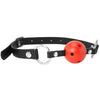 Lux Fetish Breathable Ball Gag in Red Bondage and Fetish > Ball Gags & Mouth Restraints - Tophatter Daily Deals