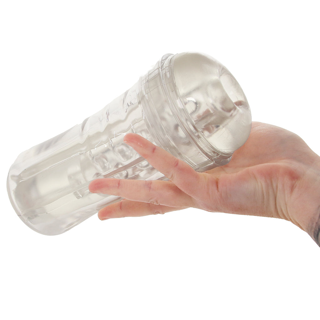 PDX Elite ViewTube Plus See-Thru EZ-Grip Stroker - Tophatter's Adult Sex Toys Online Male Masturbators > Discreet Masturbators - Tophatter Daily Deals