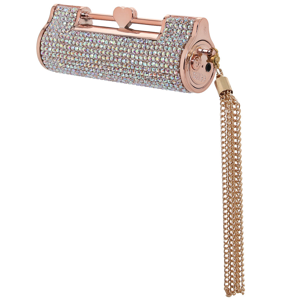 Loveline Diamond Lipstick Vibe with Attachments Vibrators > Clitoral Stimulators - Tophatter Daily Deals