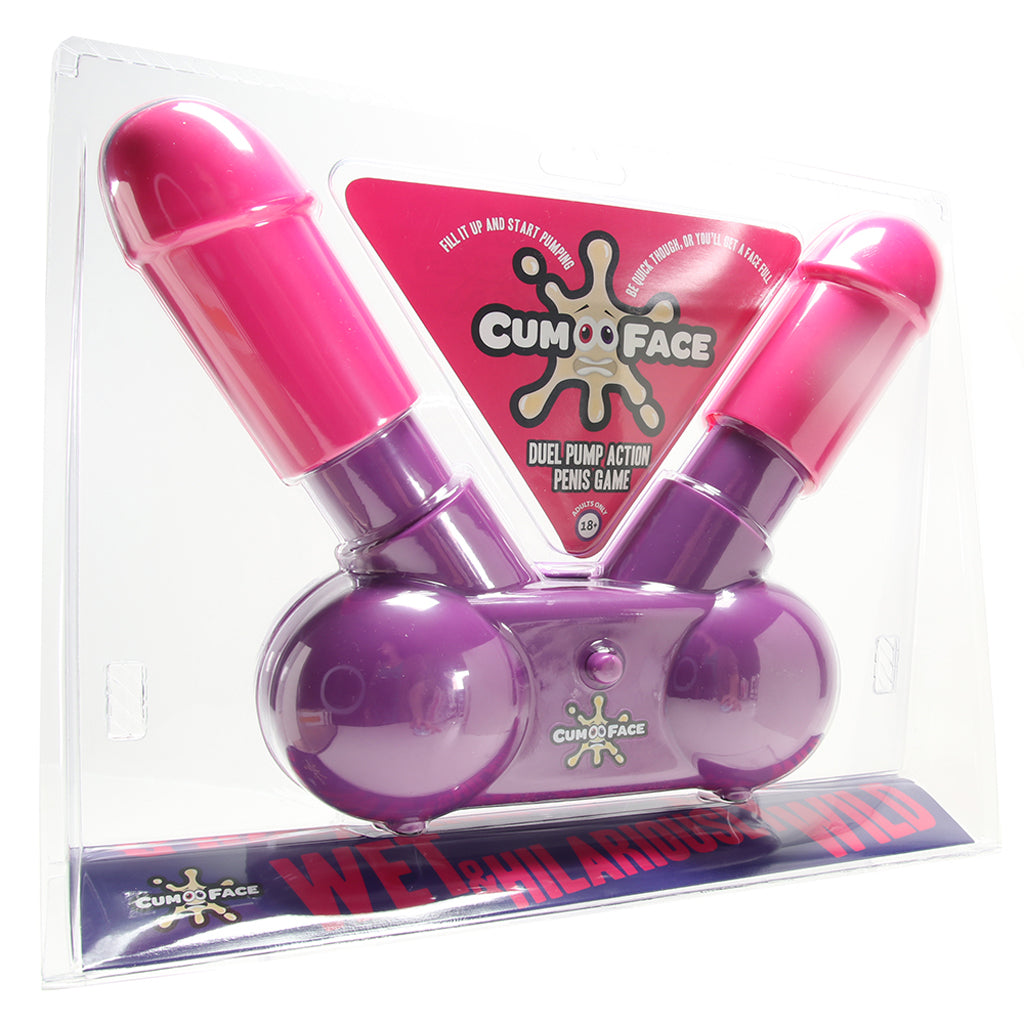 Cum Face Duel Pump Action Penis Game - Tophatter's Adult Products Clearance - Tophatter Daily Deals