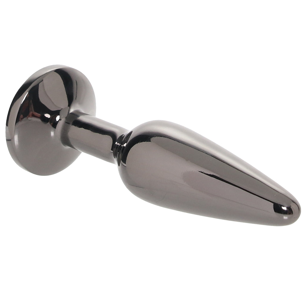 Rear Assets Medium Tapered Butt Plug in Gunmetal Anal Sex Toys > Butt Plugs - Tophatter Daily Deals