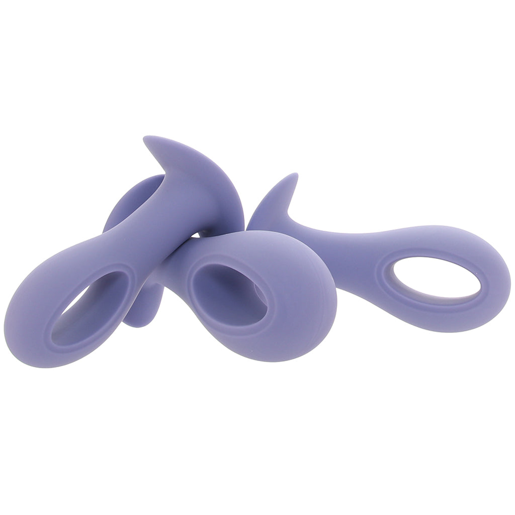 Hole Punch Vibrating Plug Set - Tophatter's Adult Sex Toys Online Anal Sex Toys > Butt Plugs - Tophatter Daily Deals