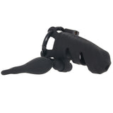 Fantasy C-Ringz Cock Blocker with Ass-Gasm Plug - Tophatter's Vibrator Deals Online Bondage and Fetish > Cock and Ball Devices - Tophatter Daily Deals
