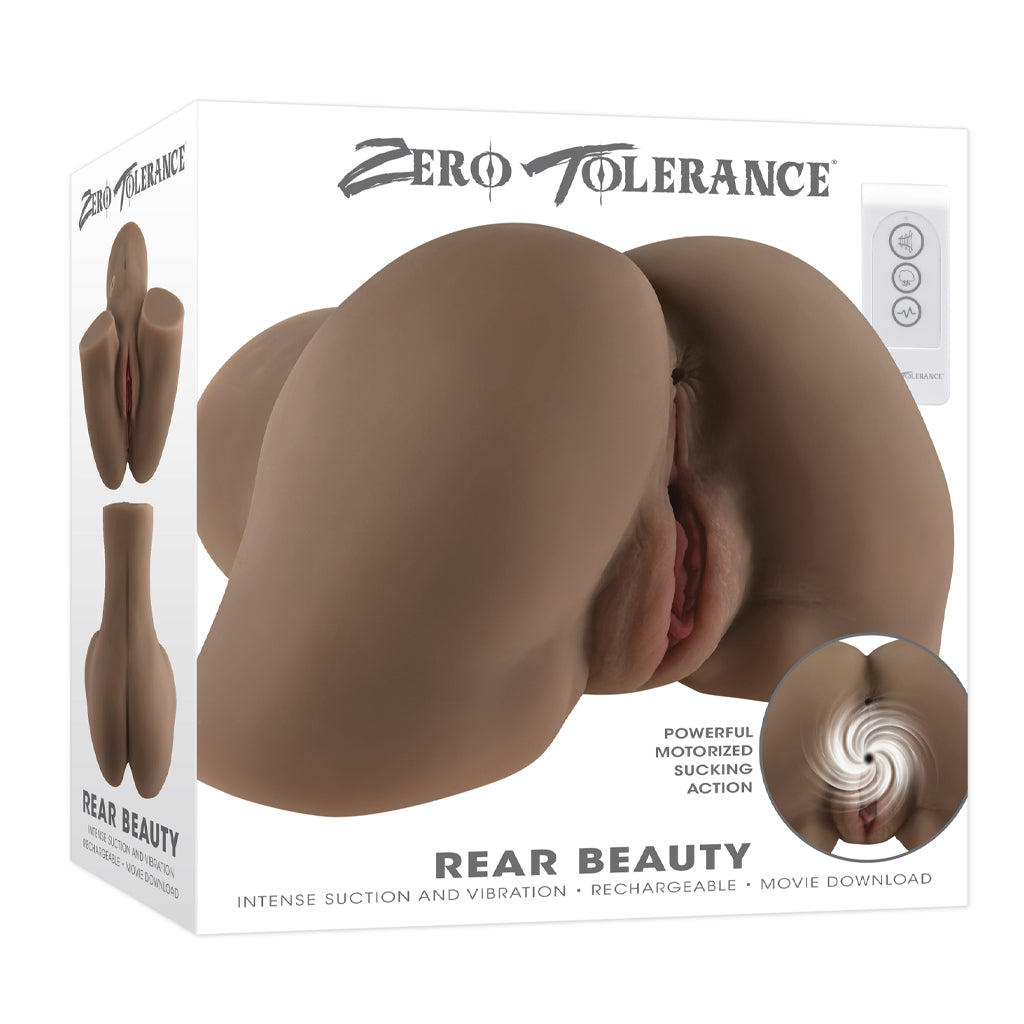 Rear Beauty Sucking & Vibrating Masturbator in Dark Male Masturbators > Realistic Butts - Tophatter Daily Deals