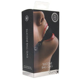 Ouch! Silicone Ball Gag in Black Bondage and Fetish > Ball Gags & Mouth Restraints - Tophatter Daily Deals