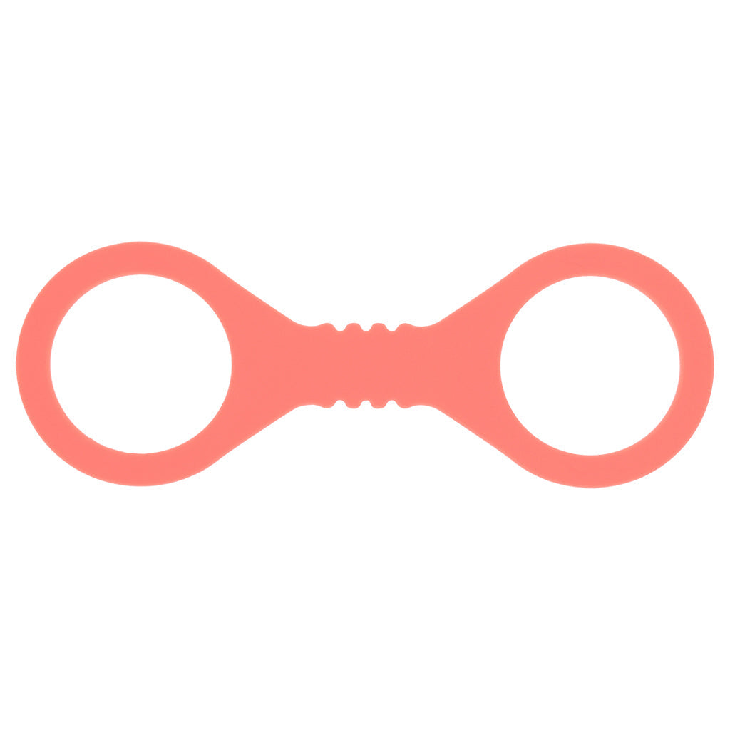 S&M Peaches 'n CreaMe Silicone Cuffs in Small - Tophatter's Adult Sex Toys Online Bondage and Fetish > Wrist and Ankle Cuffs - Tophatter Daily Deals