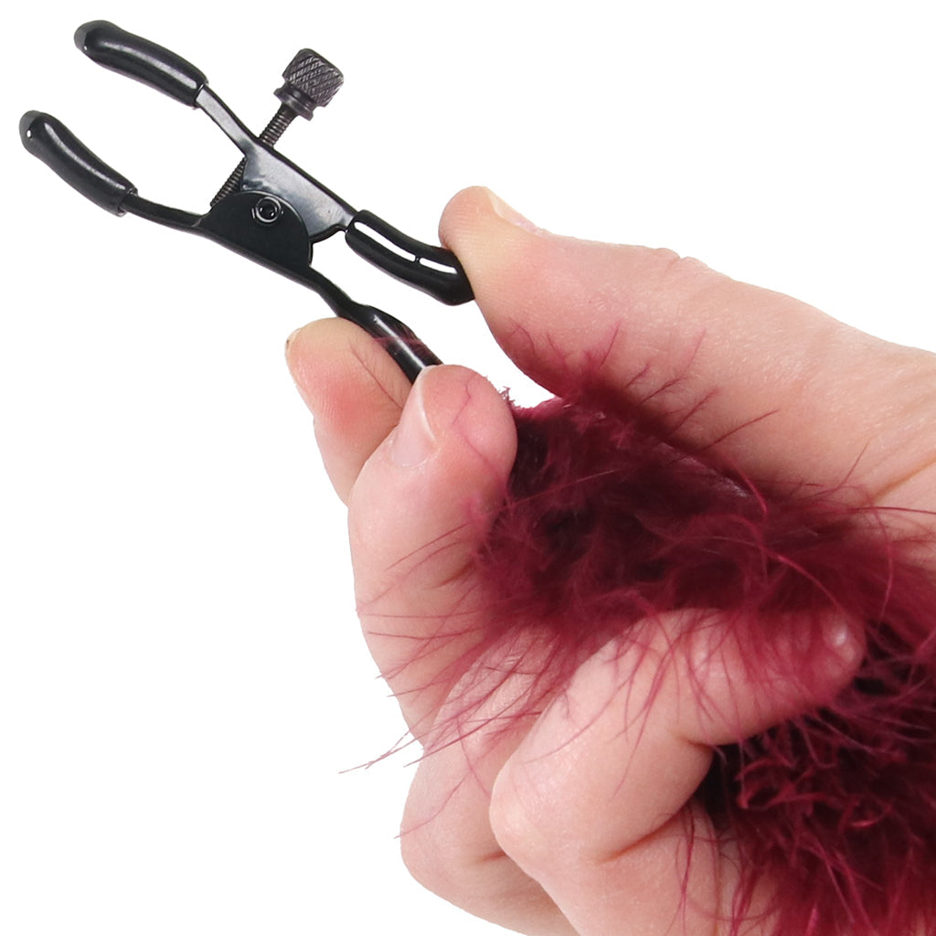 Enchanted Feathered Nipple Clamps Bondage and Fetish > Nipple Stimulators & Clamps - Tophatter Daily Deals
