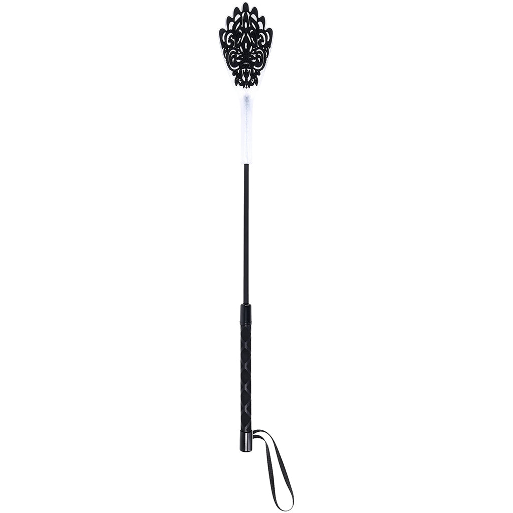 Sex & Mischief Lace Silicone Impression Crop Bondage and Fetish > Whips and Crops - Tophatter Daily Deals