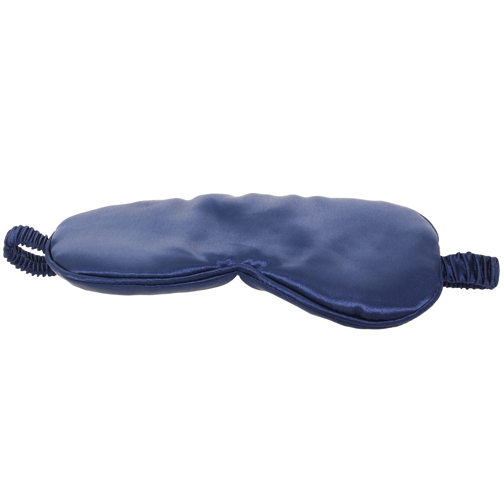 Ouch! Satin Blindfold in Navy Blue Bondage and Fetish > Pleasure Masks and Dress Up Play - Tophatter Daily Deals