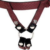 Her Royal Harness The Regal Duchess in Red Dildo Sex Toys > Strap-On and Harnesses - Tophatter Daily Deals