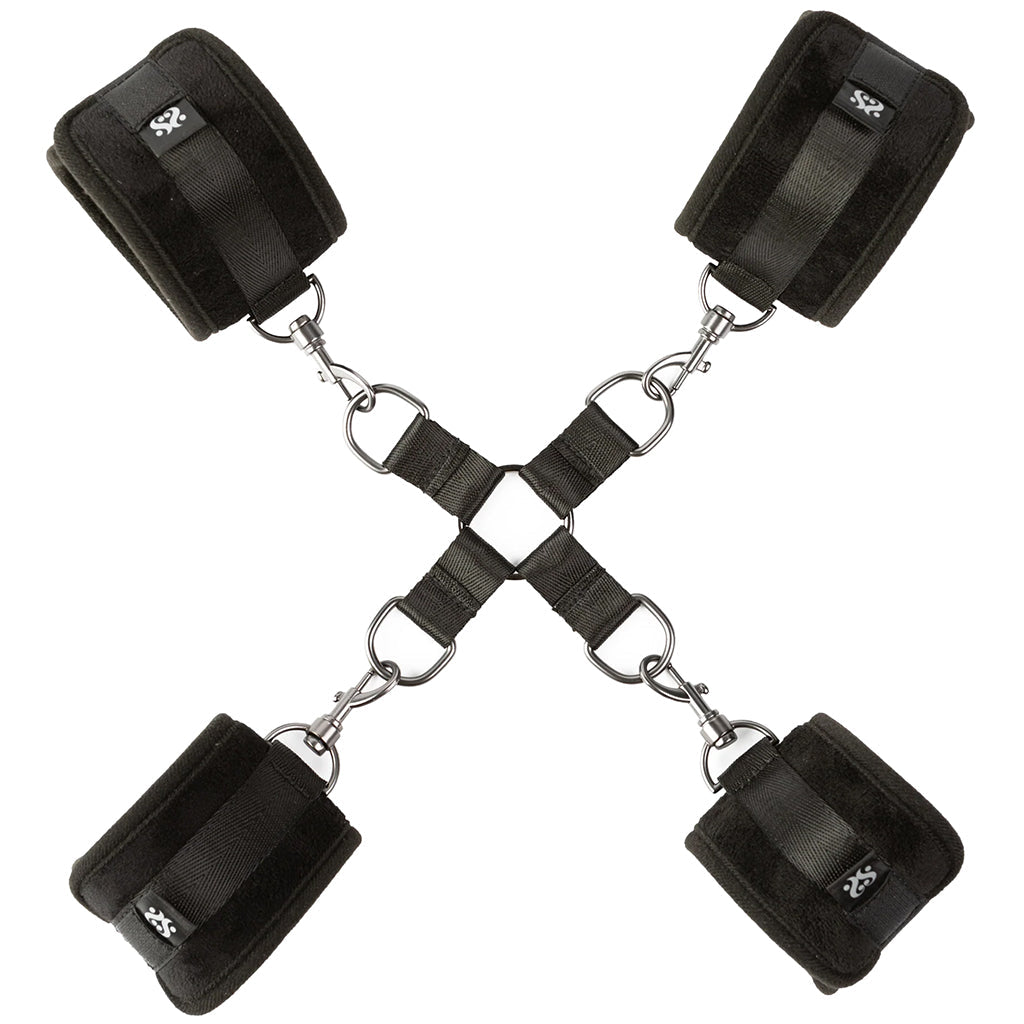 Sei Mio Hog Tied And Satisfied Set - Tophatter's Adult Sex Toys Online Bondage and Fetish > Wrist and Ankle Cuffs - Tophatter Daily Deals