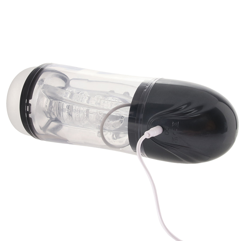Pumped SonicPull Auto Stroker in Gunmetal Male Masturbators > Auto Strokers - Tophatter Daily Deals