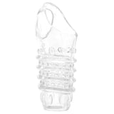 Textured Stimulation Enhancer Penis Sheath in Clear - Tophatter's Adult Products Male Enhancement > Extenders and Sleeves - Tophatter Daily Deals