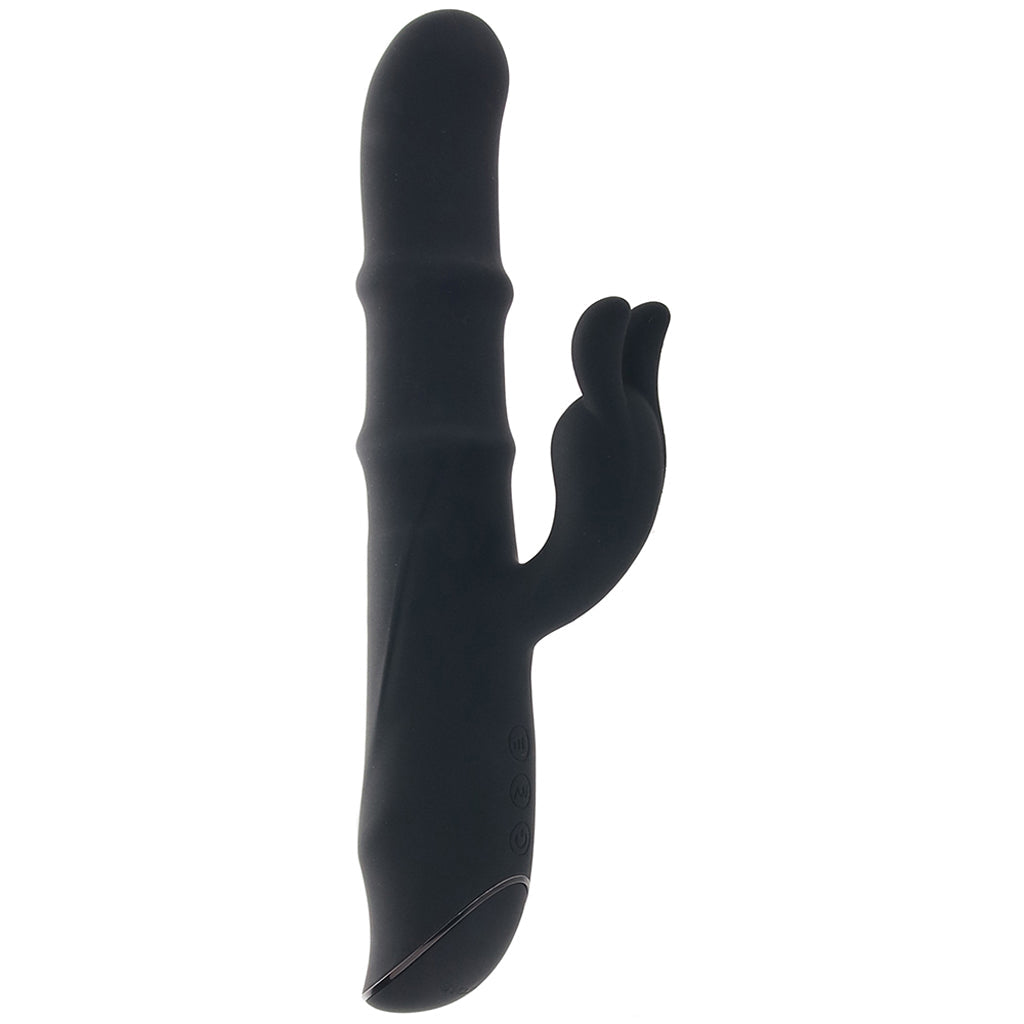 Ringmaster Sliding Rabbit Vibe in Black Vibrators > Rabbit Vibrators - Tophatter Daily Deals