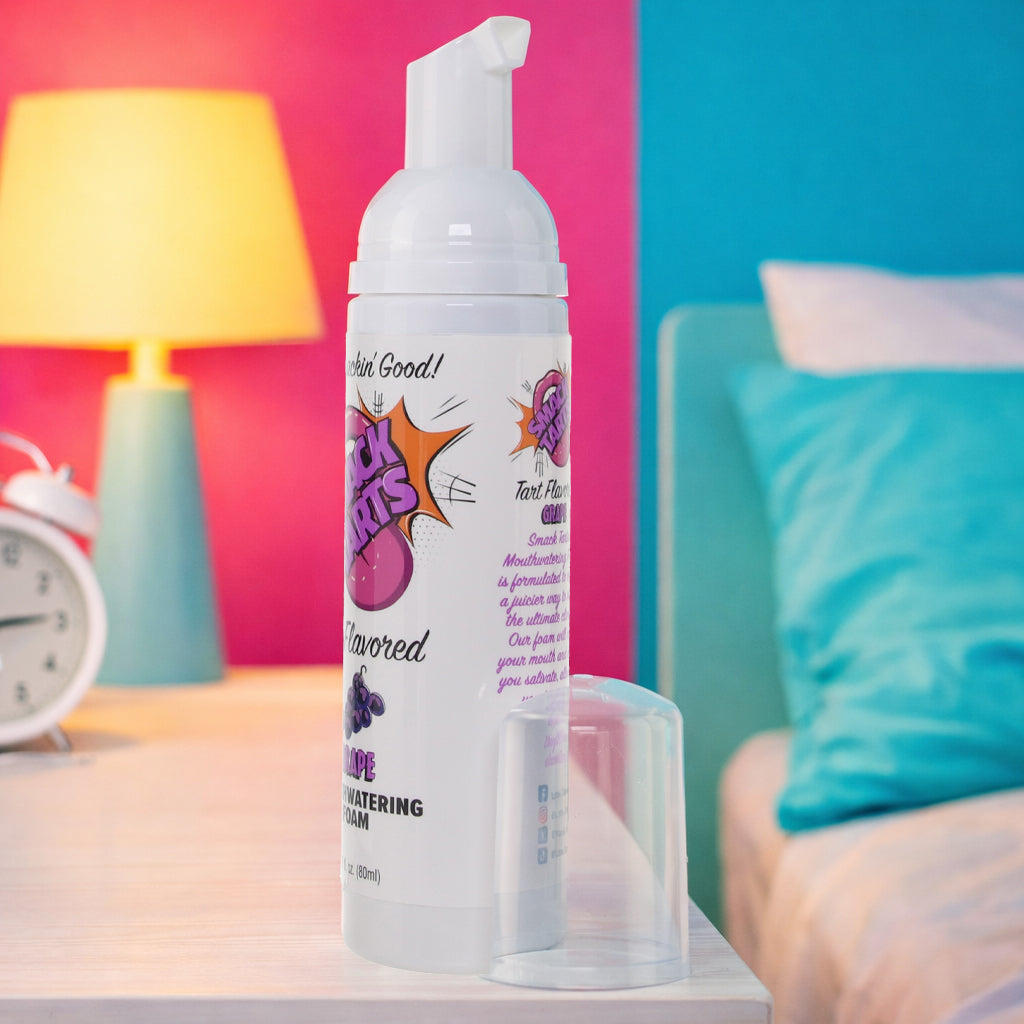 Smack Tarts Mouthwatering Foam 2.7oz/80ml in Grape Lubes and Lotions > Flavored Sex Lubes - Tophatter Daily Deals