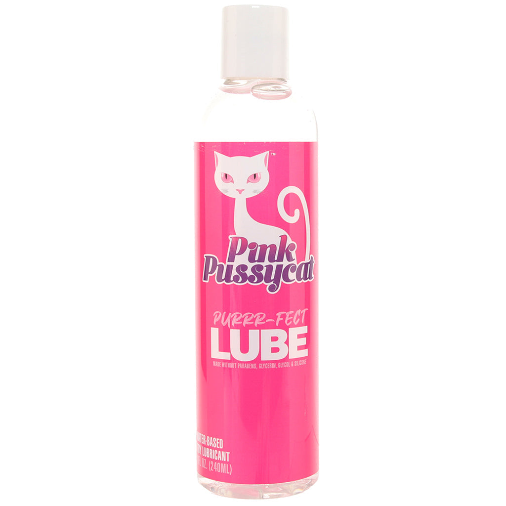 Pink Pussycat Purrr-fect Water-Based Lube in 8oz/ 240ml Lubes and Lotions > Water Based Sex Lubes - Tophatter Daily Deals