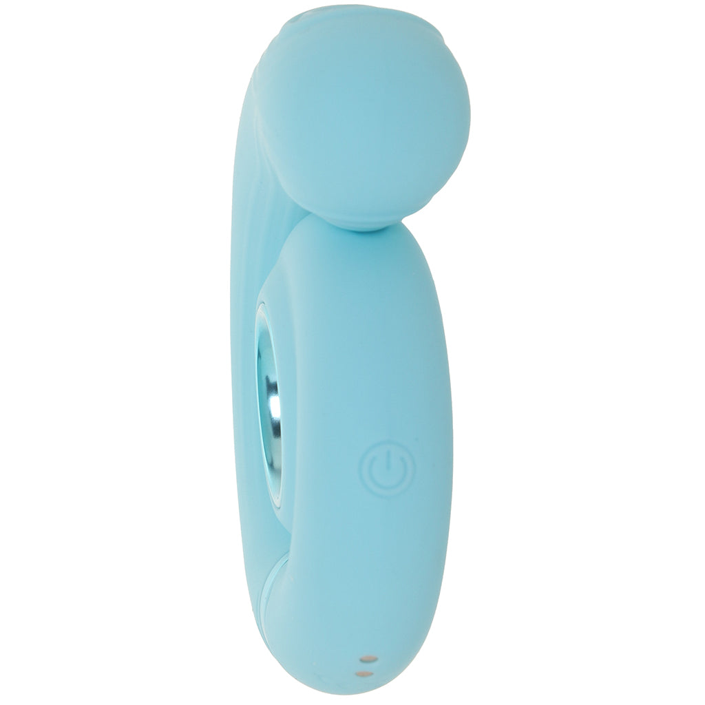 Loveline Tic-Tac Tapping Swirl Vibe in Blue Vibrators > G-Spot Vibrators - Tophatter Daily Deals
