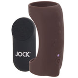 Jock Vibrating Silicone Penis Sleeve in Dark - Tophatter's Vibrator Deals Online Male Enhancement > Extenders and Sleeves - Tophatter Daily Deals