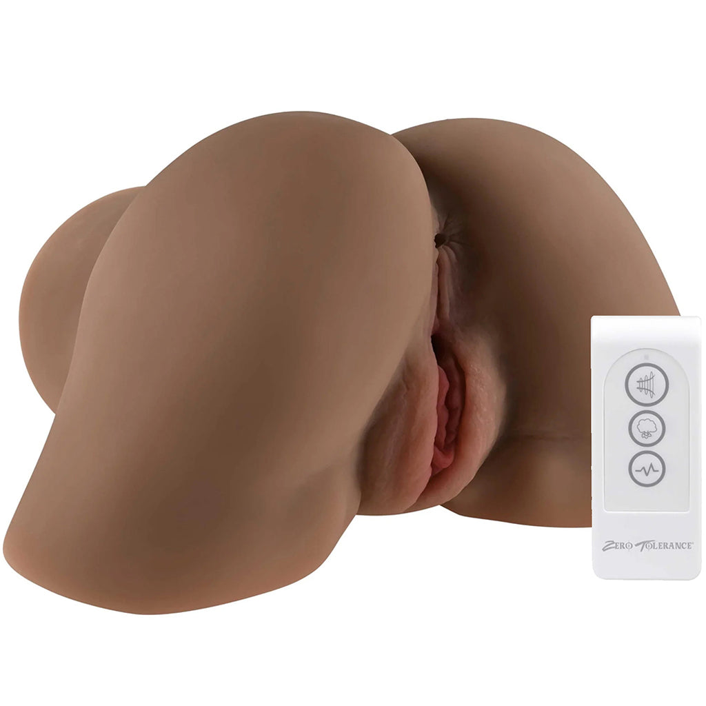 Rear Beauty Sucking & Vibrating Masturbator in Dark Male Masturbators > Realistic Butts - Tophatter Daily Deals