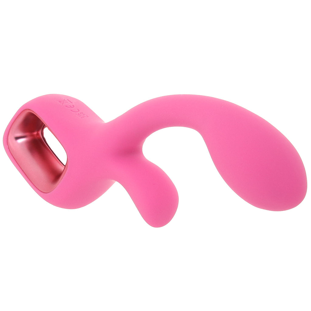 Pretty in Pink Velvet G-Spot Rabbit Vibe Vibrators > Rabbit Vibrators - Tophatter Daily Deals