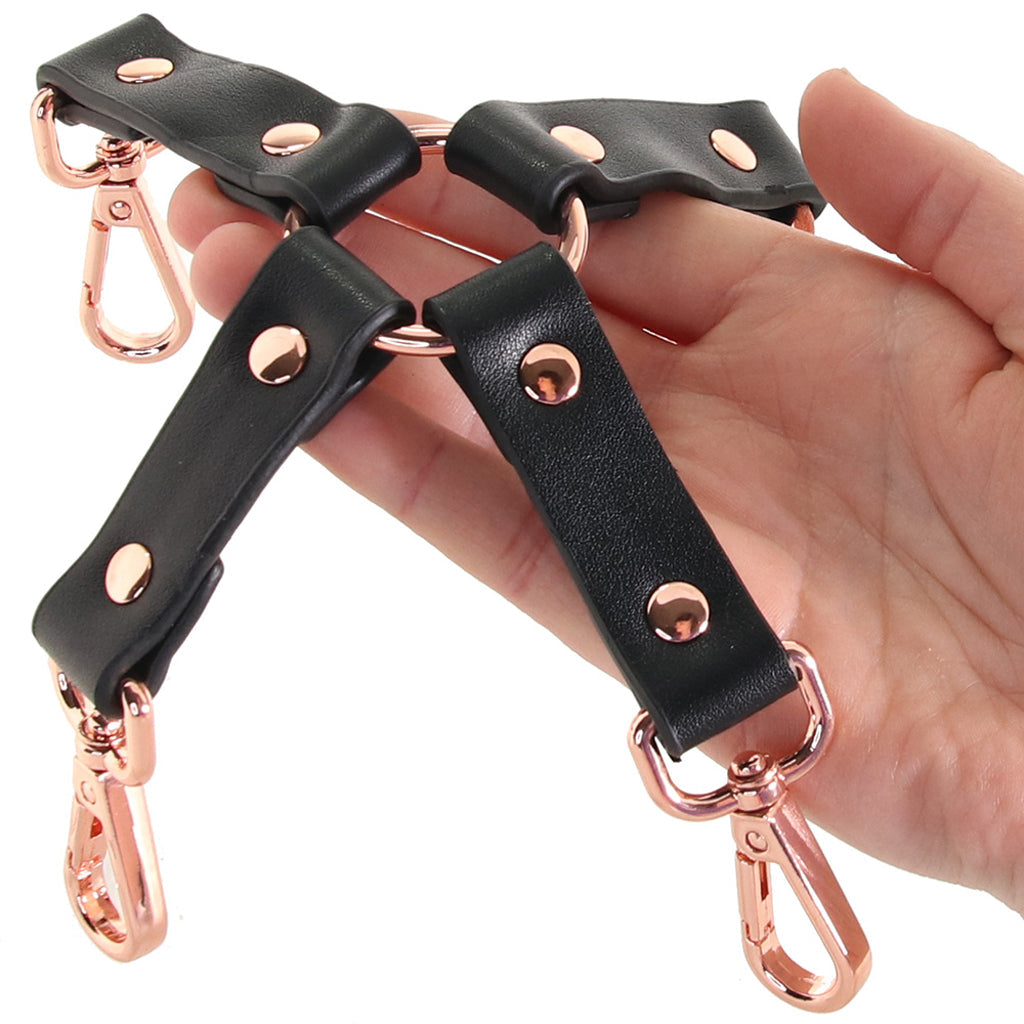 Bondage Couture Hogtie in Rose Gold Bondage and Fetish > Restraints - Tophatter Daily Deals