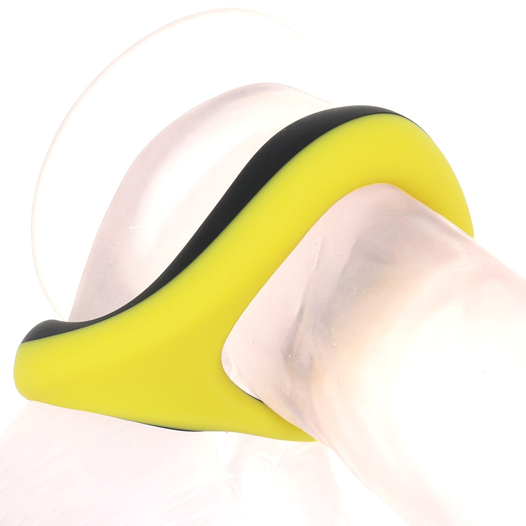 Rock Solid The Code C-Ring and Bandana Set in Yellow Cock Rings - Tophatter Daily Deals