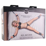 Master Series All Access Bed Restraint Kit Bondage and Fetish > Restraints - Tophatter Daily Deals
