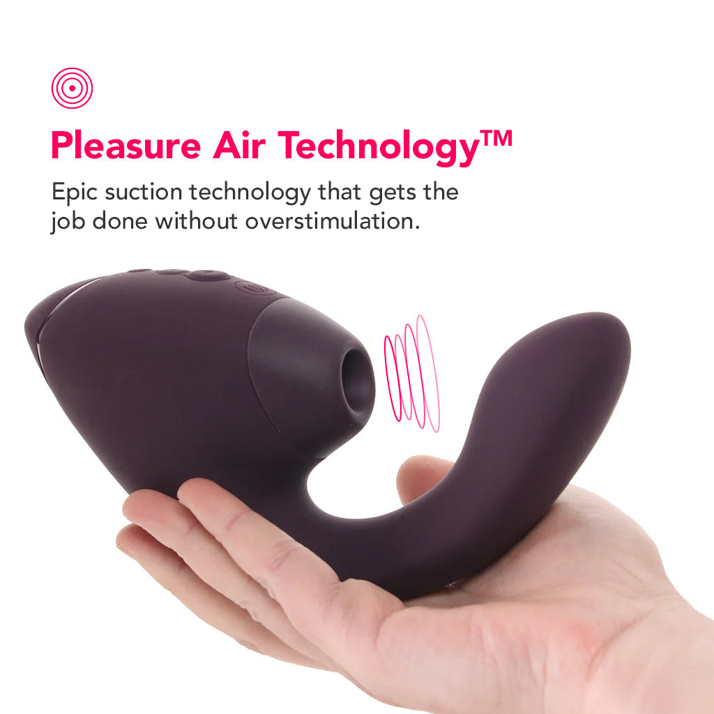 Womanizer Next Duo Clitoral Suction & G-Spot Vibe in Purple Vibrators > G-Spot Vibrators - Tophatter Daily Deals