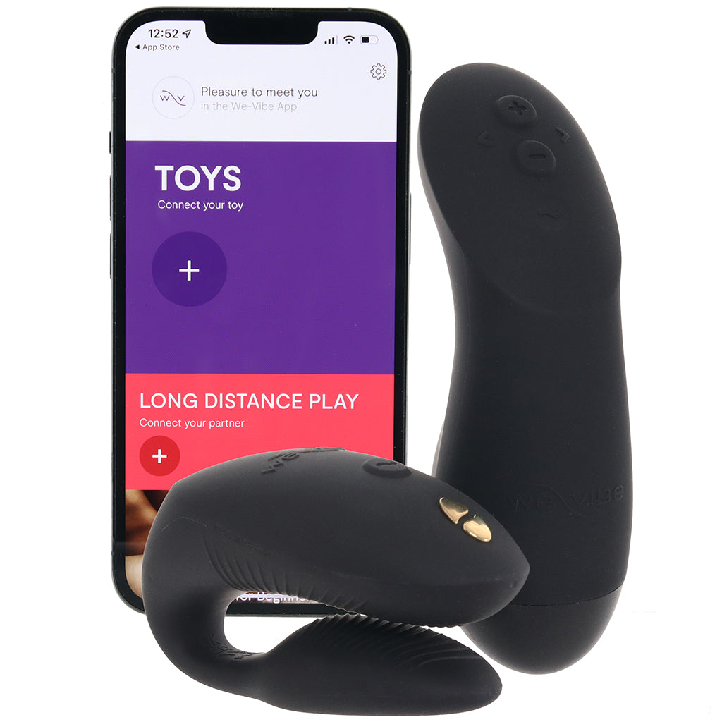 We-Vibe Chorus Pro Couples Vibe in Satin Black - Tophatter's Vibrator Deals Online Vibrators > G-Spot Vibrators - Tophatter Daily Deals