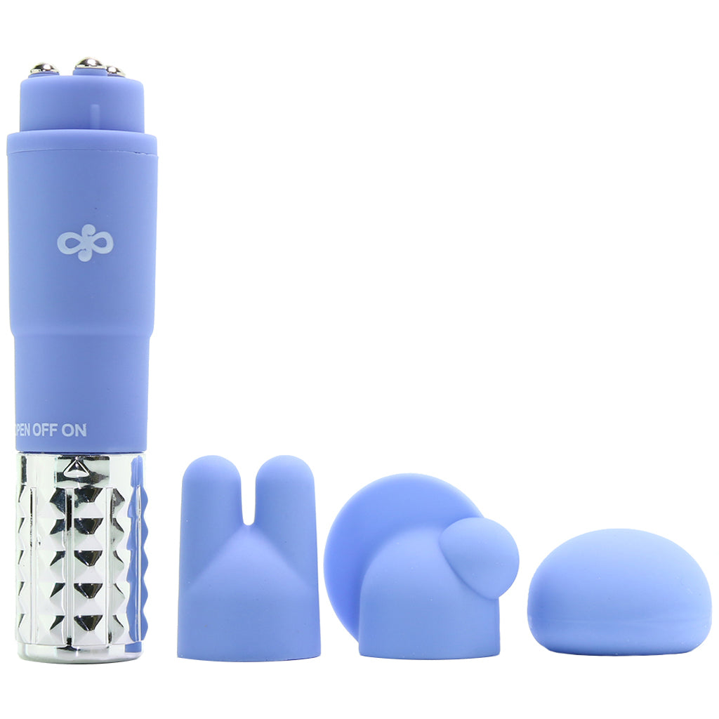Rosé Revitalize Pocket Massage Vibe Kit in Periwinkle - Tophatter's Adult Products Vibrators > Clitoral Stimulators - Tophatter Daily Deals